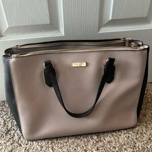 Kate Spade Black and Tan Women's Bag